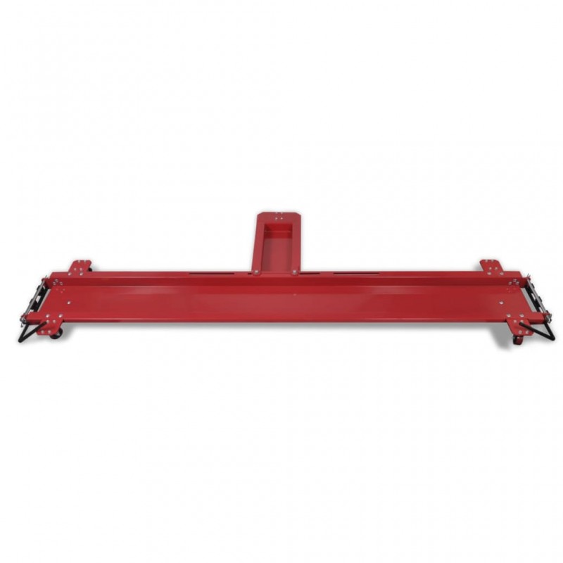 vidaXL Chariot de moto Rouge