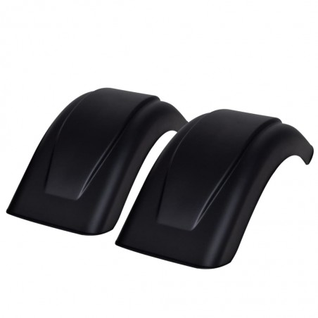 vidaXL Garde-boue 2 pcs pour roues de remorque 170 x 580 mm