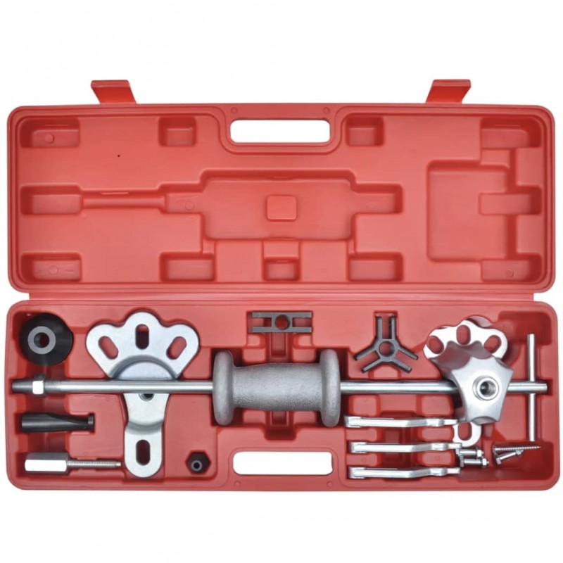 vidaXL Kit d'outils d'extracteur/marteau coulissant 16 pcs