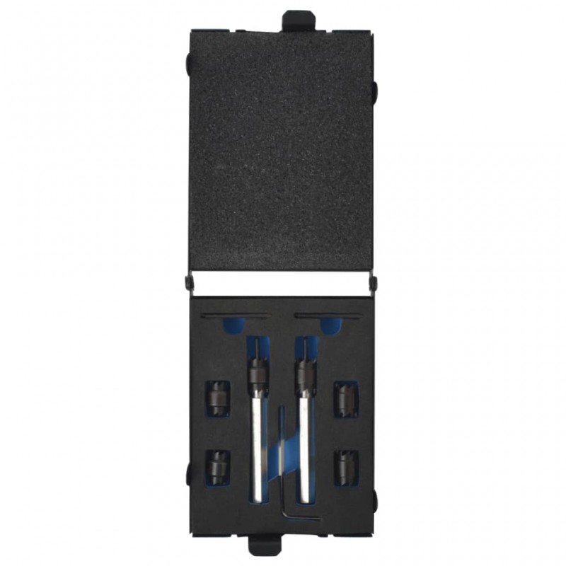 vidaXL Set de coupe-soudure par points Acier rapide 9 pièces