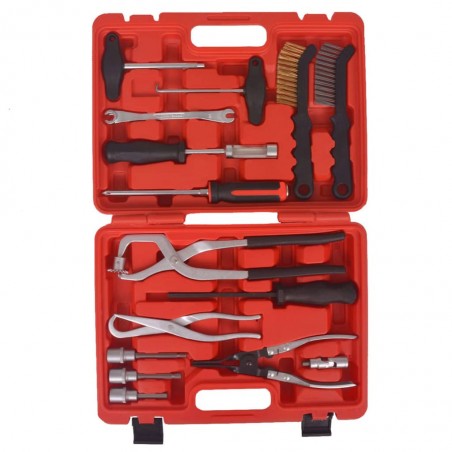 vidaXL Ensemble d'outils d'assemblage et d'entretien des freins 15 pcs