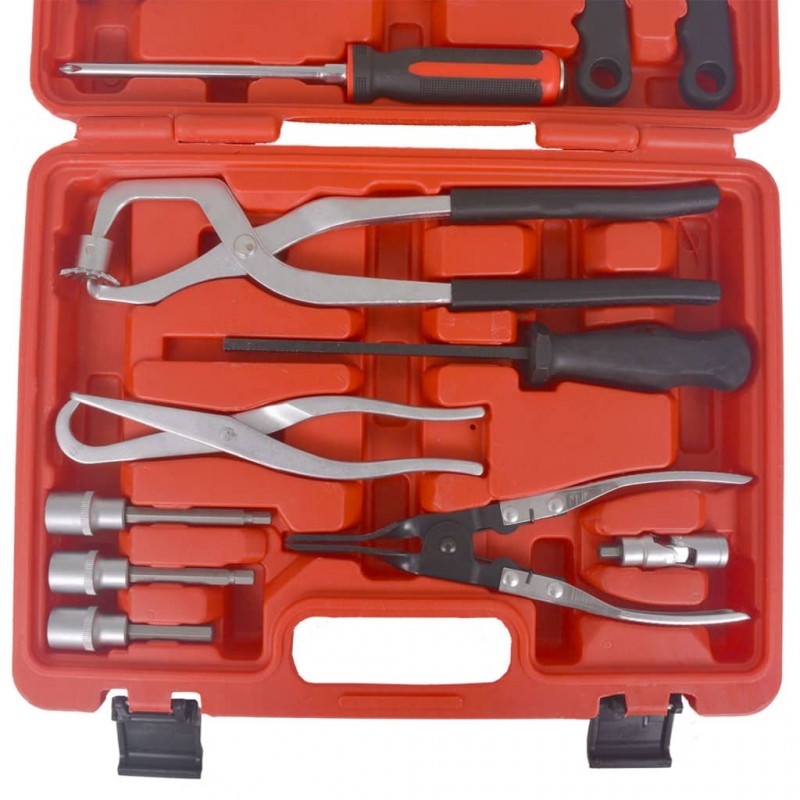 vidaXL Ensemble d'outils d'assemblage et d'entretien des freins 15 pcs