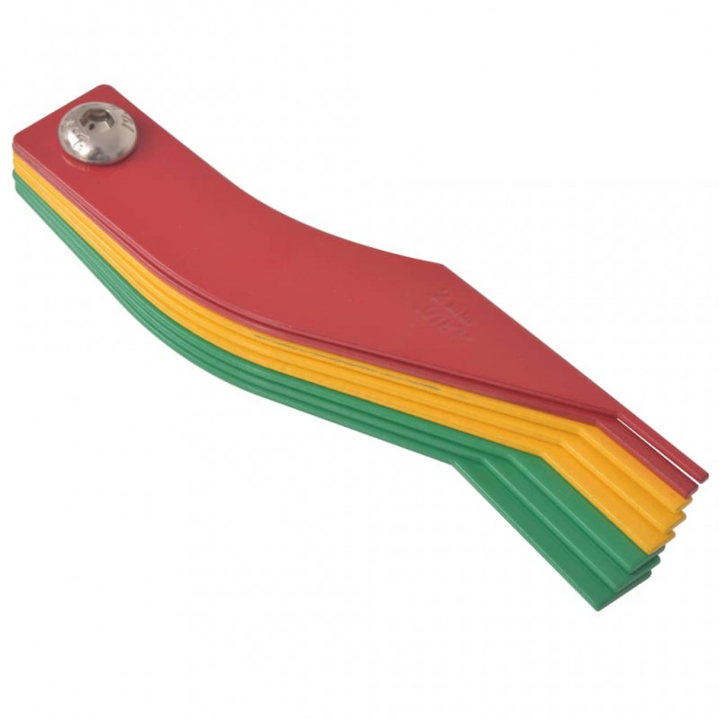 vidaXL Jauge d'épaisseur de garniture de frein 8-en-1 Acier au carbone