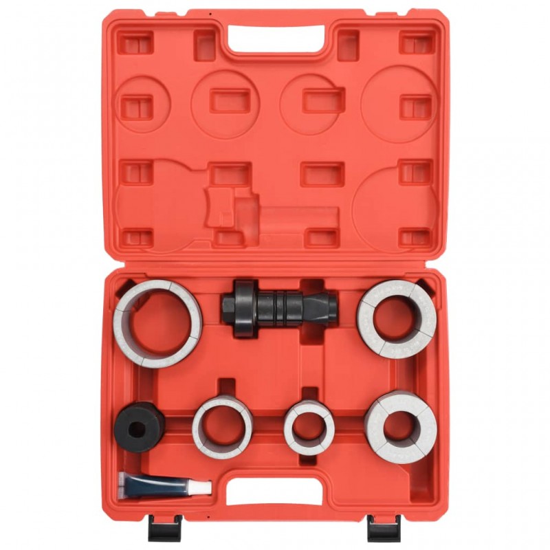 vidaXL Kit d'expandeur de tuyau 8 pcs Acier au carbone et aluminium