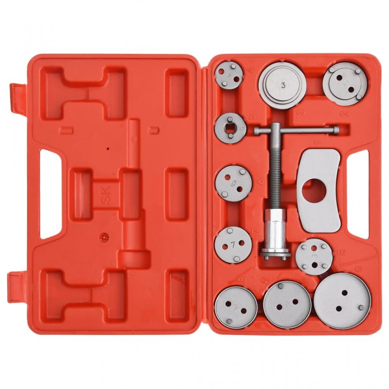 vidaXL Trousse à outils pour étriers de freins à disque 12 pcs