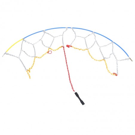 vidaXL Chaînes antidérapantes 2 pcs 16 mm VUS 4x4 Taille 400