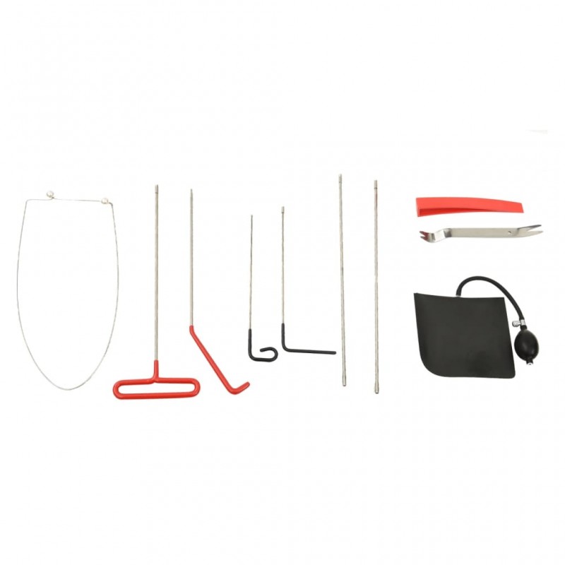vidaXL Kit d'outils pour ouvre-porte de voiture 11 pcs