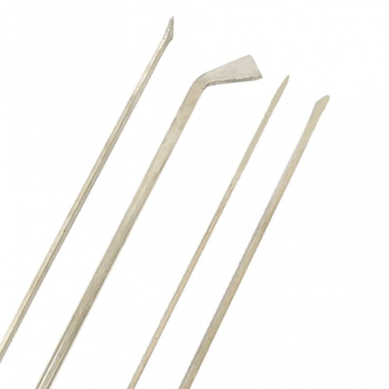 vidaXL Kit de tige de débosselage de voiture 4 pcs Acier inoxydable