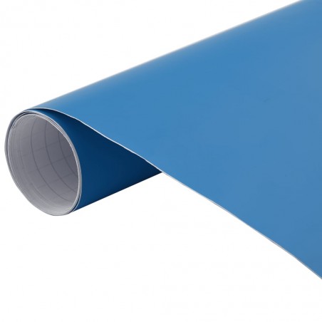 vidaXL Films de voiture 2 pcs Bleu mat 100x150 cm+50x150 cm