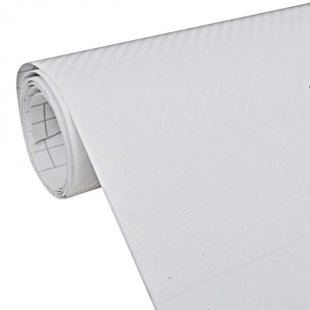 vidaXL Films 3D de voiture 2 pcs Blanc 100x150 cm