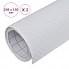 vidaXL Films 3D de voiture 2 pcs Blanc 100x150 cm vidaXL Films 3D de voiture 2 pcs Blanc 100x150 cm