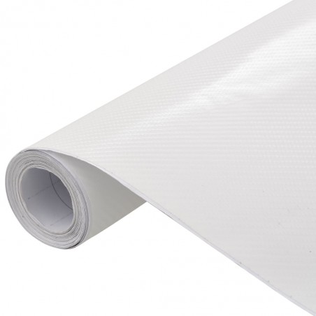 vidaXL Films 4D de voiture 2 pcs Blanc 100x150 cm