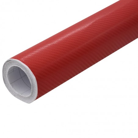 vidaXL Films 4D de voiture 2 pcs Rouge 100x150 cm+50x150 cm