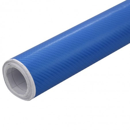 vidaXL Films 4D de voiture 2 pcs Bleu 100x150 cm+50x150 cm