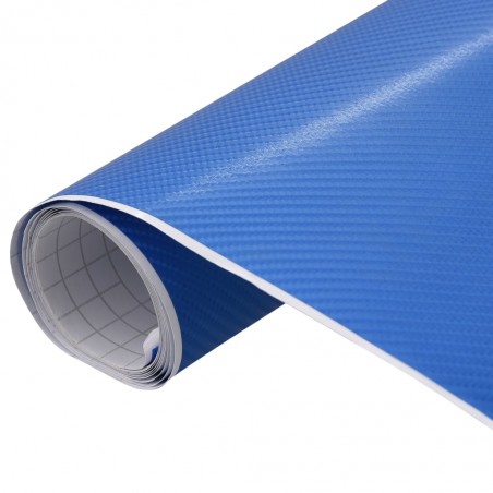 vidaXL Films 4D de voiture 2 pcs Bleu 100x150 cm