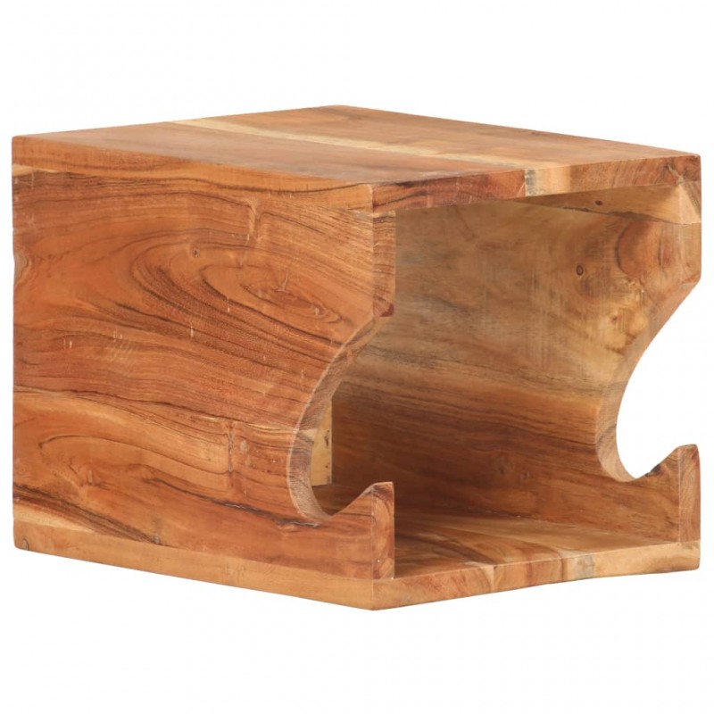 vidaXL Support mural de vélos 35x25x25 cm Bois d'acacia massif