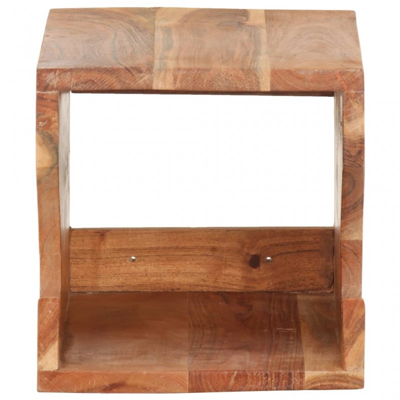 vidaXL Support mural de vélos 35x25x25 cm Bois d'acacia massif