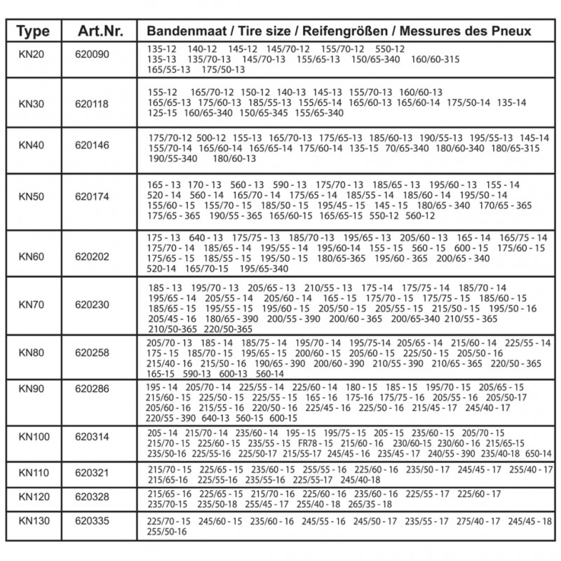 ProPlus Chaîne antidérapante de voiture 2 pcs 12 mm KN60