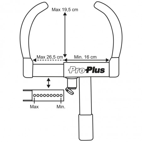 ProPlus Sabot de Denver universel 341341