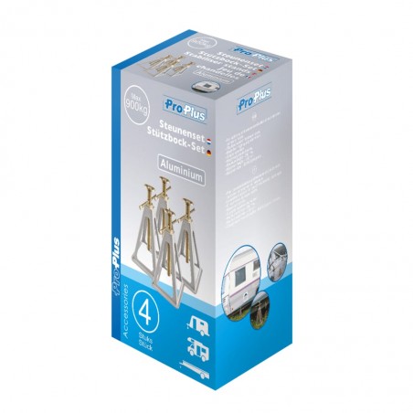 Jeu de chandelle de levage en aluminium ProPlus 4 pcs