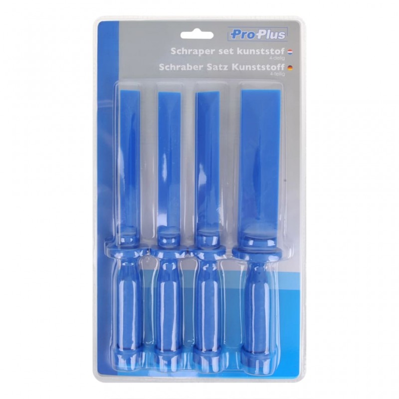 ProPlus Ensemble de grattoirs Plastique 4 pcs 590166