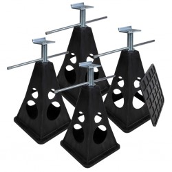 ProPlus 4 pcs Supports stabilisateurs 750 kg