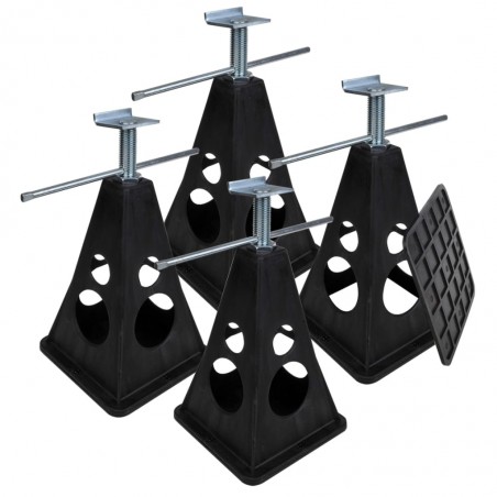 ProPlus 4 pcs Supports stabilisateurs 750 kg