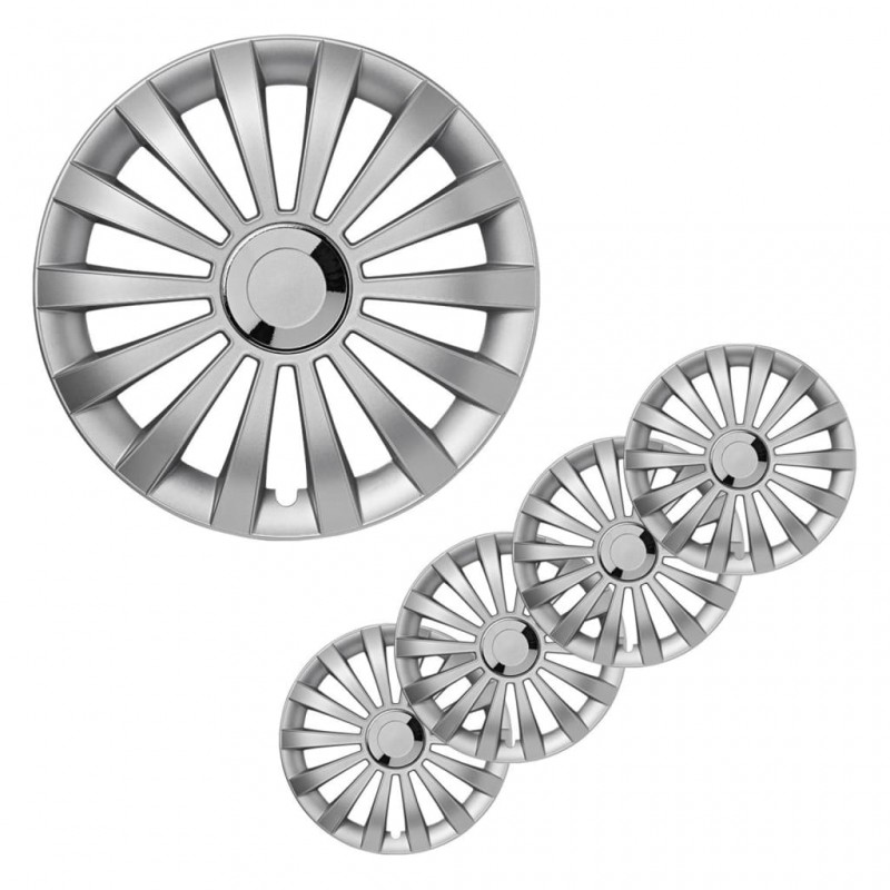 ProPlus Enjoliveurs Meridian Argenté 13" 4 pcs ProPlus Enjoliveurs Meridian Argenté 13" 4 pcs