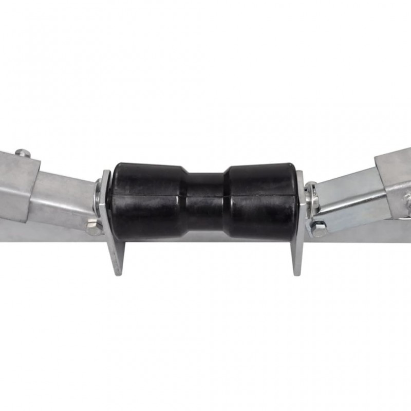 vidaXL Support inférieur de remorque de bateau avec rouleaux