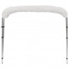vidaXL Auvent bimini à 3 arceaux Blanc 183x140x137 cm vidaXL Auvent bimini à 3 arceaux Blanc 183x140x137 cm