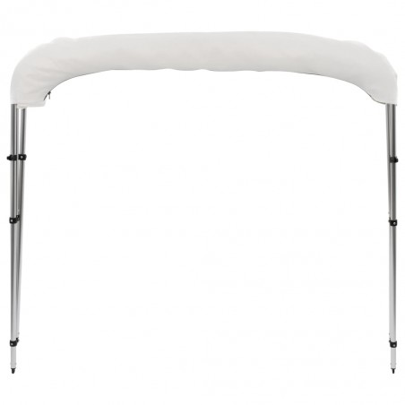 vidaXL Auvent bimini à 3 arceaux Blanc 183x160x137 cm