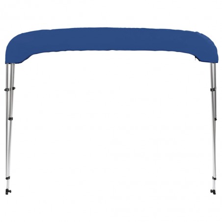 vidaXL Auvent Bimini à 3 arceaux Bleu 183x180x137 cm