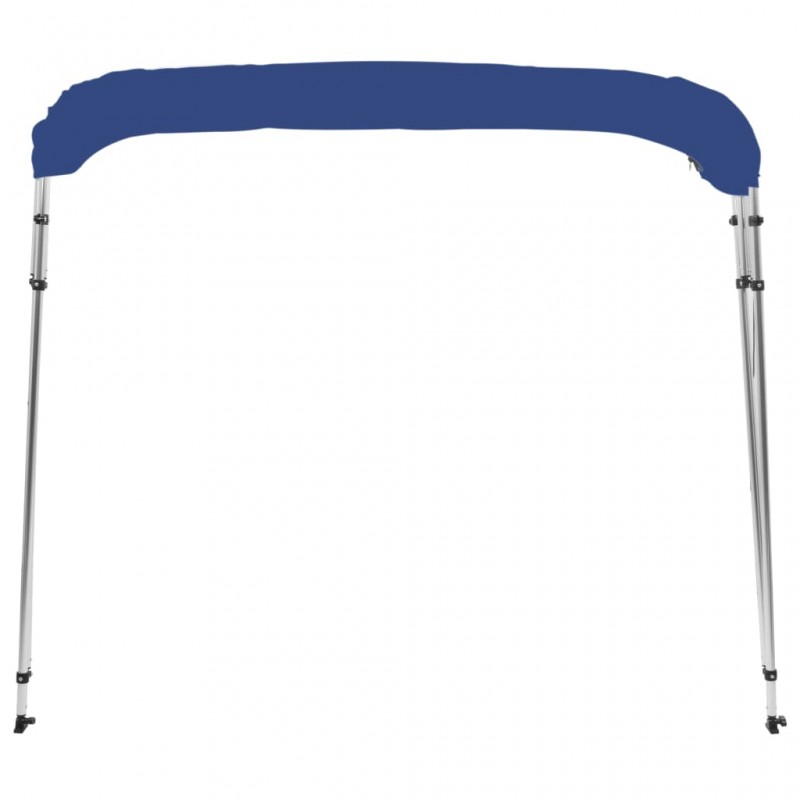 vidaXL Auvent Bimini à 4 arceaux Bleu 243x180x137 cm
