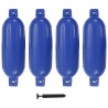 vidaXL Pare-choc de bateau 4 pcs Bleu 58,5x16,5 cm PVC vidaXL Pare-choc de bateau 4 pcs Bleu 58,5x16,5 cm PVC