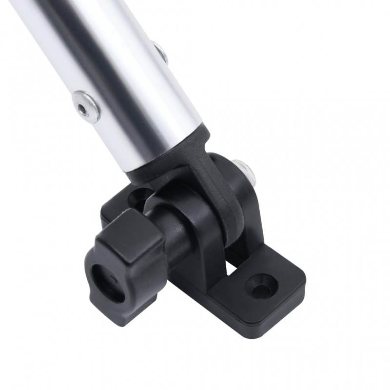 Auvent bimini à 2 arceaux Bleu marine 150x120x110 cm