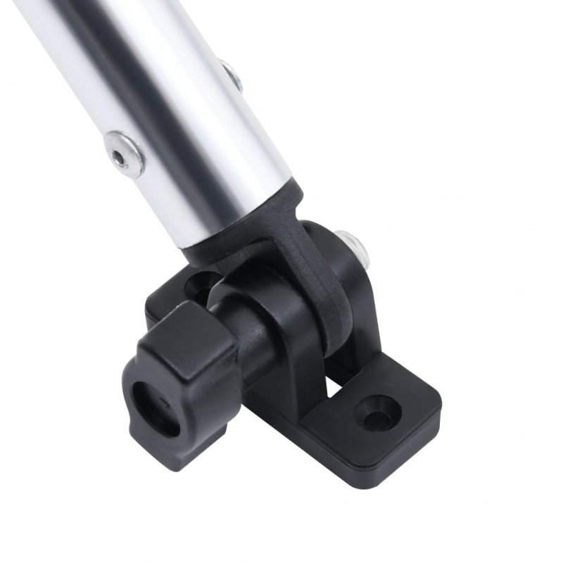 Auvent bimini à 2 arceaux Bleu marine 180x130x110 cm