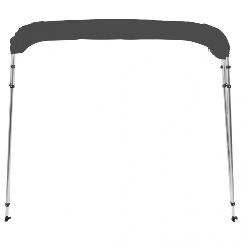 Auvent bimini à 4 arceaux Anthracite 243x210x137 cm