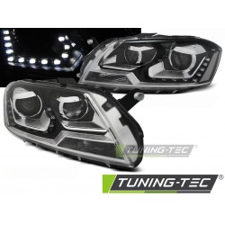 Phares DAYLIGHT Noir Pour VW PASSAT B7 10.10-10.14