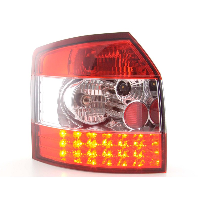 Kit feux arrières à LED Audi A4 Avant type 8E 01-02 clair / rouge