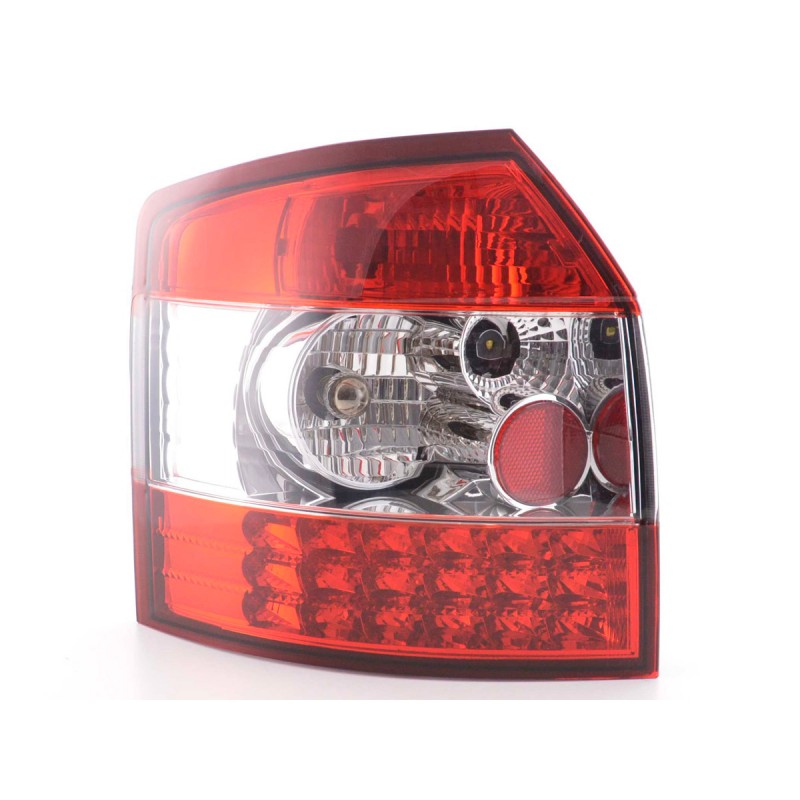 Kit feux arrières à LED Audi A4 Avant type 8E 01-02 clair / rouge
