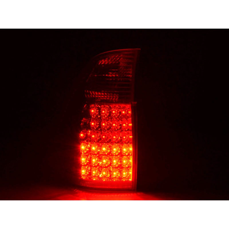 Kit feux arrières LED BMW X5 type E53 04- clair / rouge