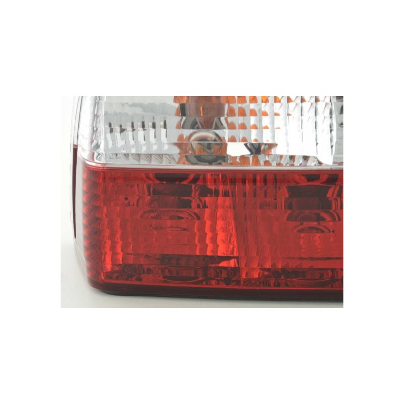 Feux arrière BMW Série 3 Coupé type E36 91-98 rouge blanc