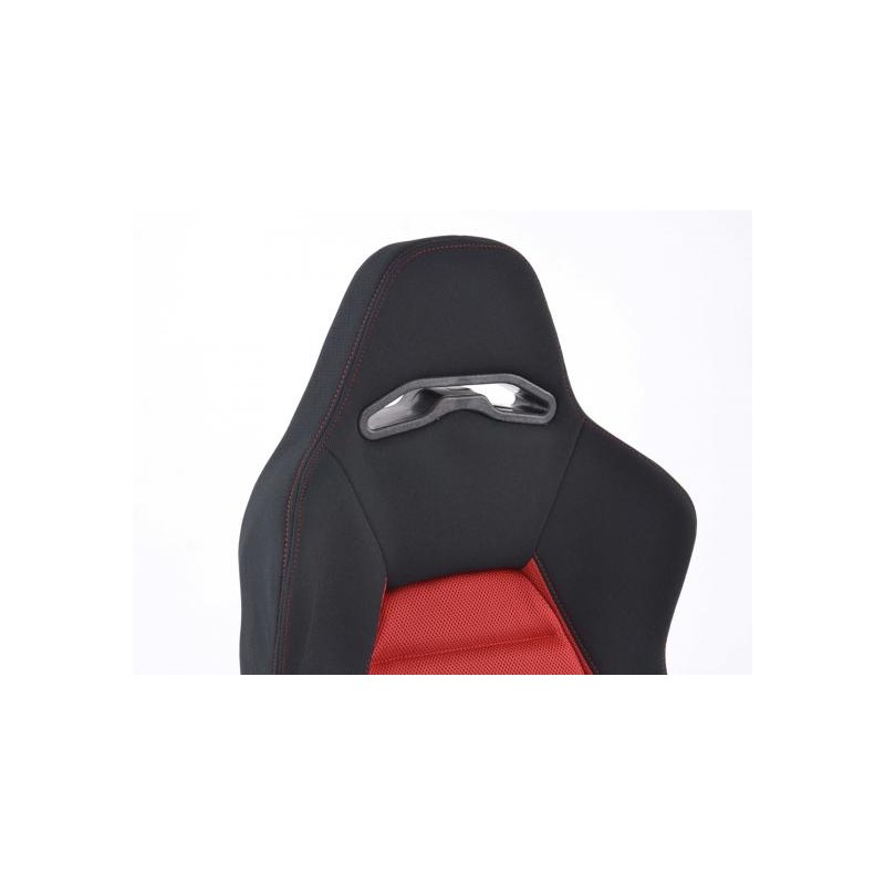 Sièges sport FK demi-sièges baquets Set Edition 3 tissu rouge / noir