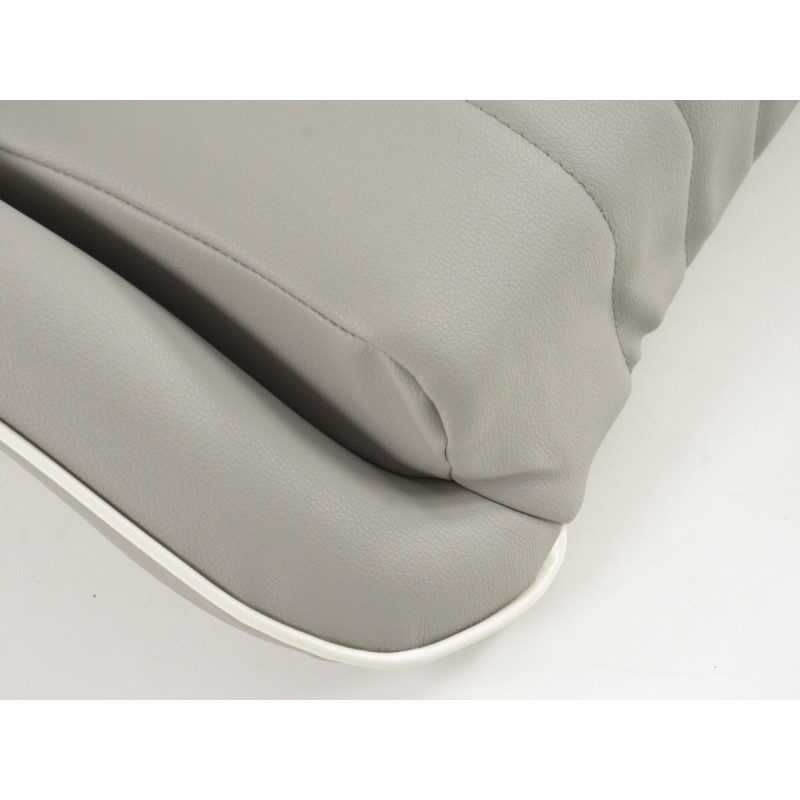 Sièges baquets complets FK Oldtimersitze Car au look rétro gris / blanc