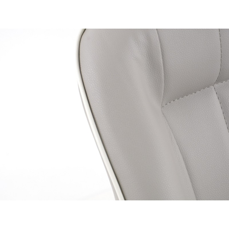 Sièges baquets complets FK Oldtimersitze Car au look rétro gris / blanc