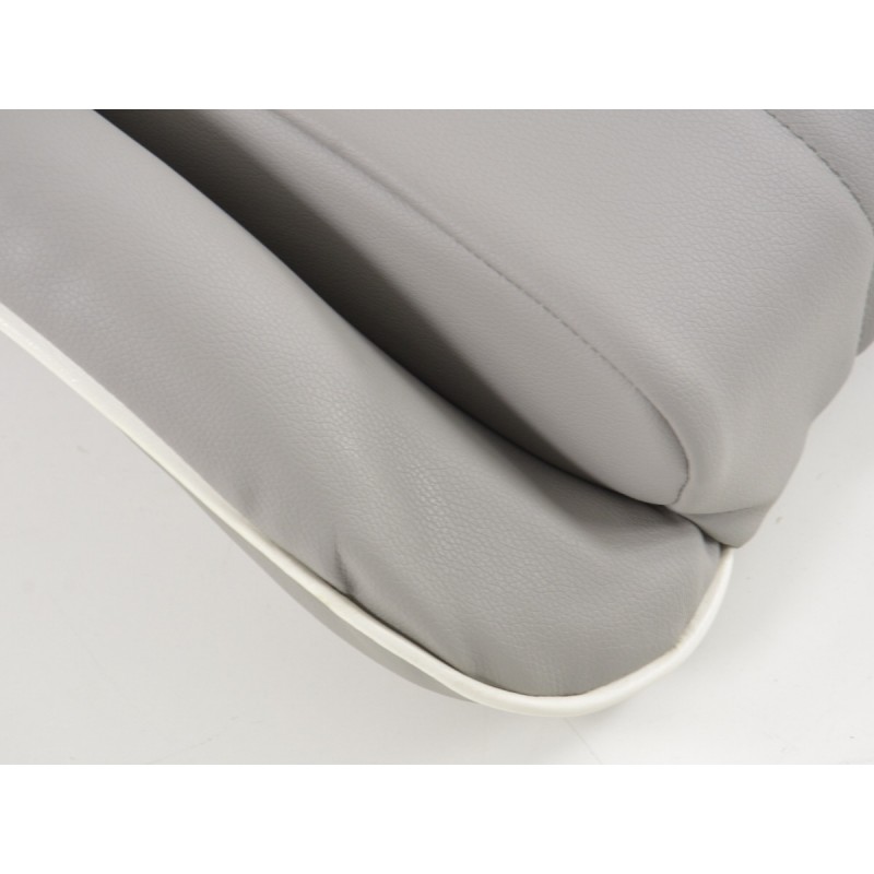 Sièges baquets complets FK Oldtimersitze Car au look rétro gris / blanc