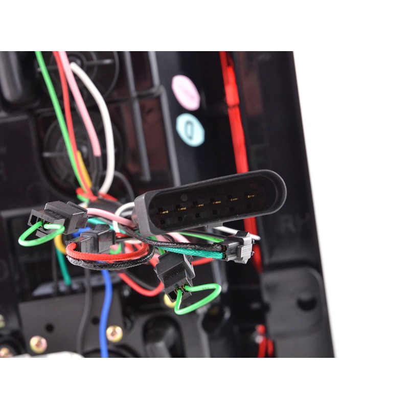 Kit feux arrières LED Lightbar VW Caddy (2K) 03-15 rouge / fumée