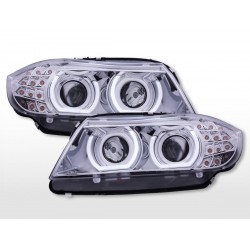 Phares XENON Daylight avec feux diurnes à LED BMW Série 3 E90/E91 2009-2012 chrome