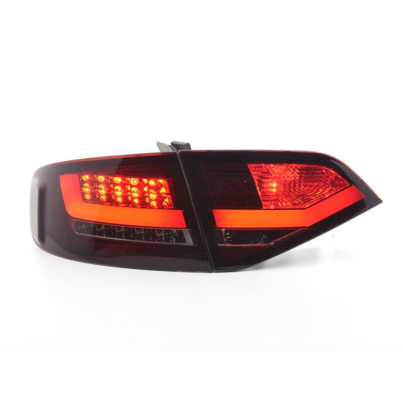 Feux arrières à LED Audi A4 B8 8K Limo 07-11 rouge / noir