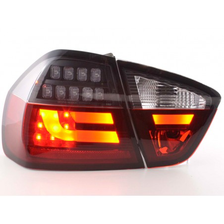 Kit feux arrière LED BMW Série 3 E90 Limo 05-08 rouge / noir